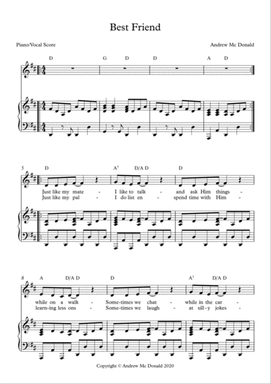 Best Friend Voice scores gallery preview page 2