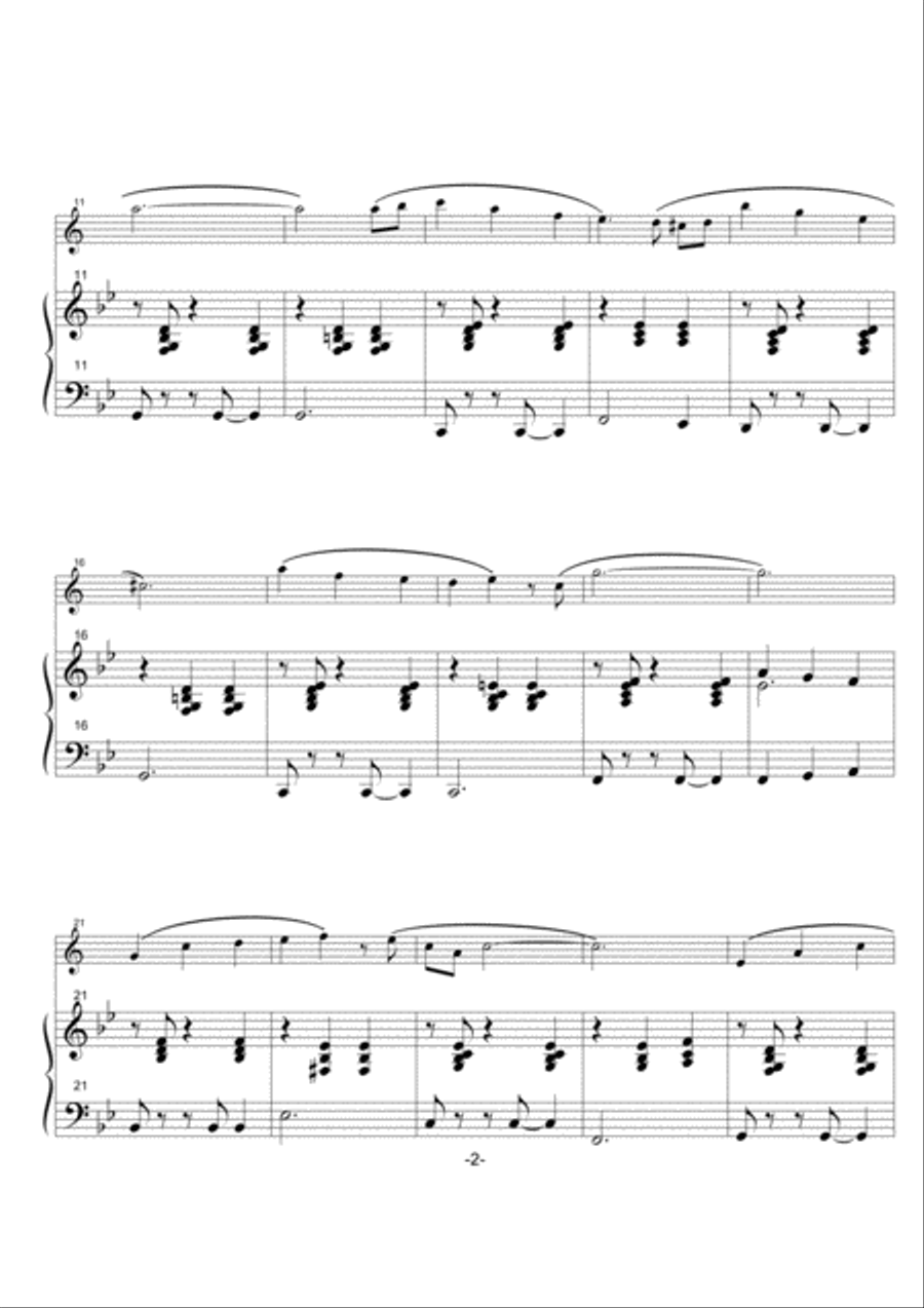 Jazz Waltz No 2 Woodwind Duet scores gallery preview page 2