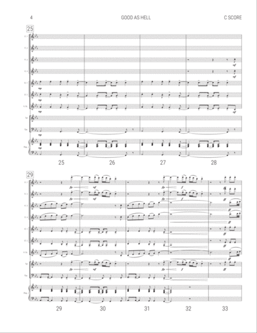 Good As Hell Small Ensemble scores gallery preview page 4