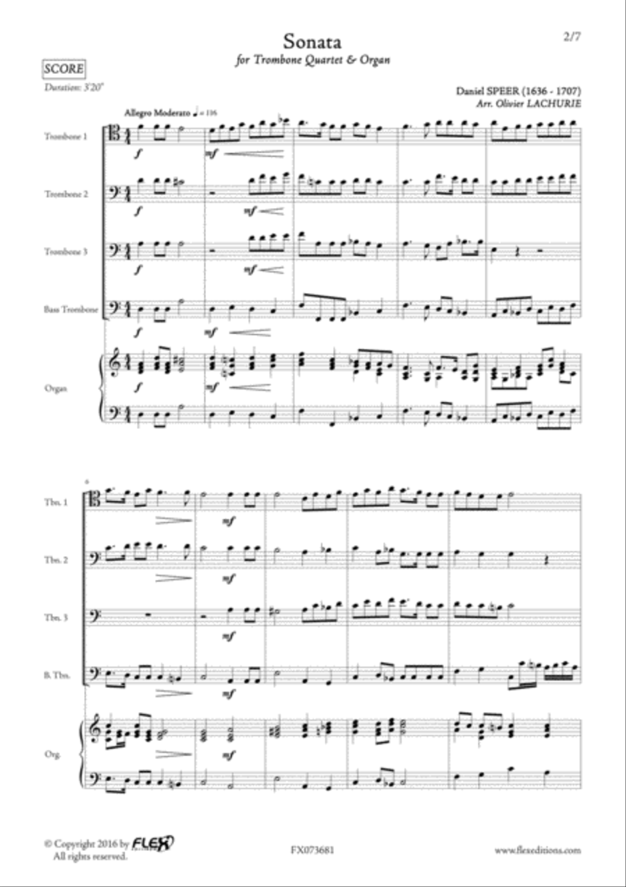 Sonata Trombone scores gallery preview page 2