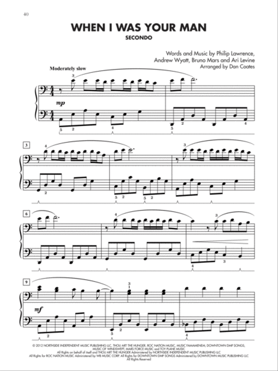 Current Hits for Two 1-3 (Value Pack) Piano Solo scores gallery preview page 24