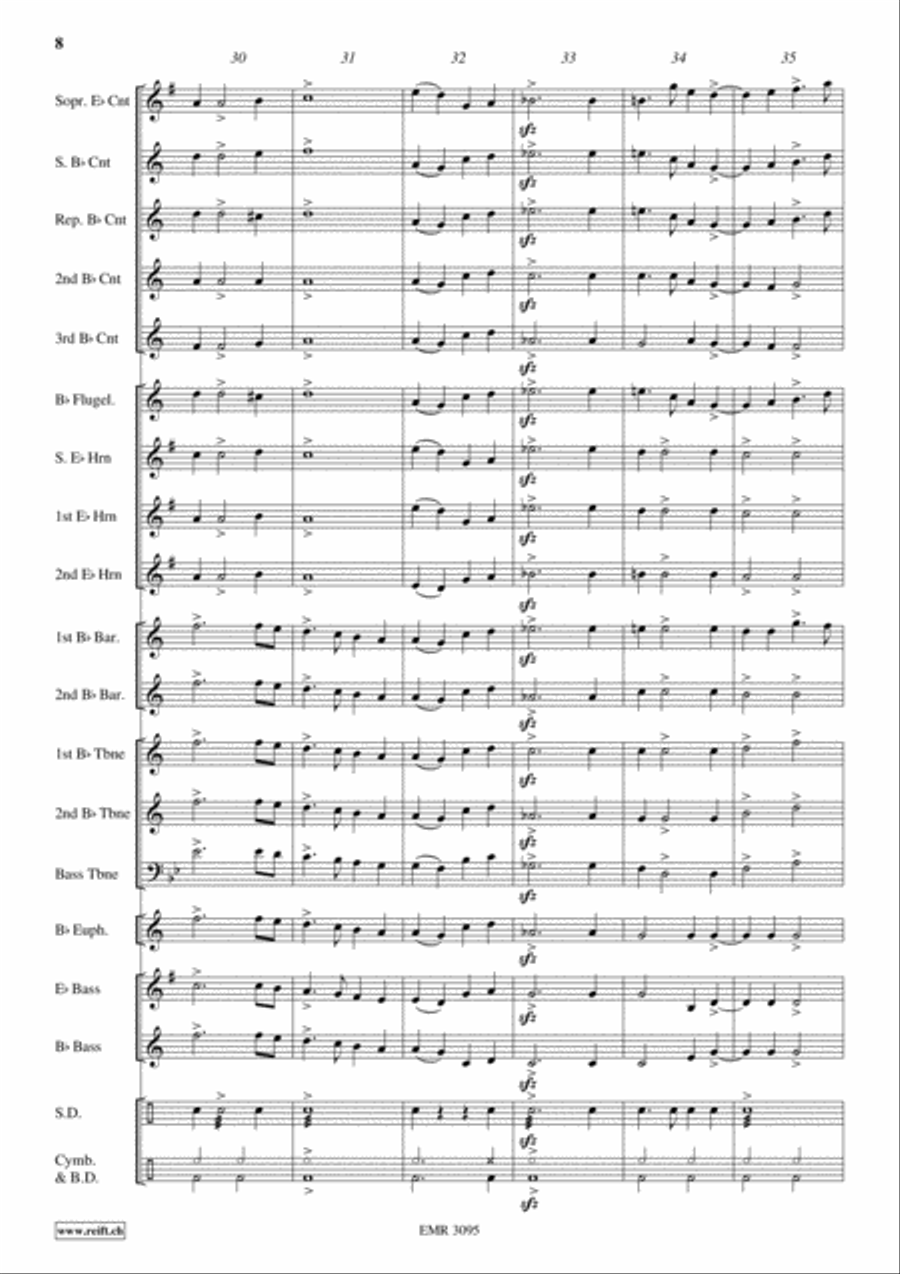 Rosablanche Rosablanche Brass Band scores gallery preview page 9