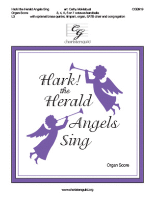 Book cover for Hark! the Herald Angels Sing - Organ Score