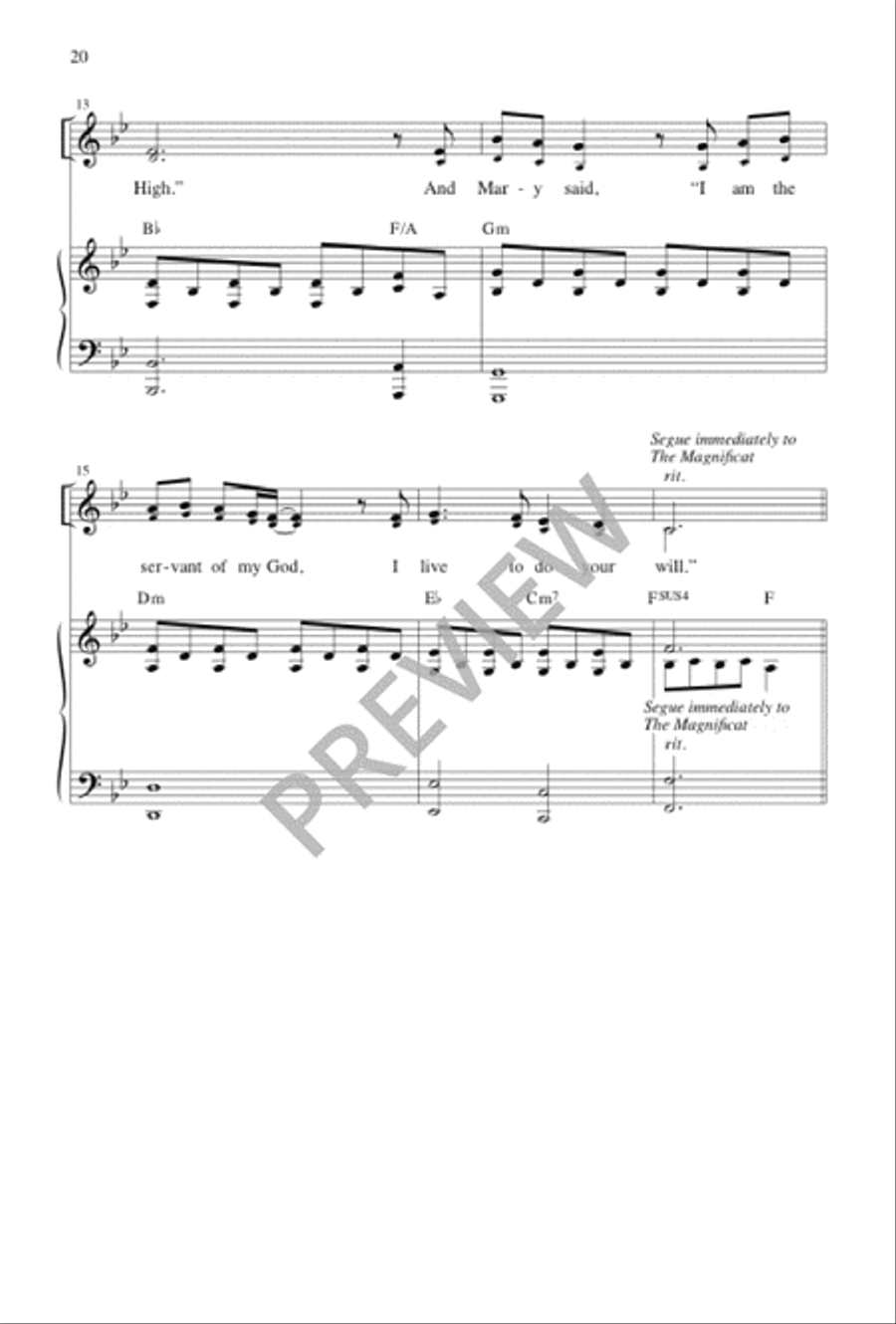 Holden Evening Prayer - Vocal / Keyboard edition 2-Part scores gallery preview page 22