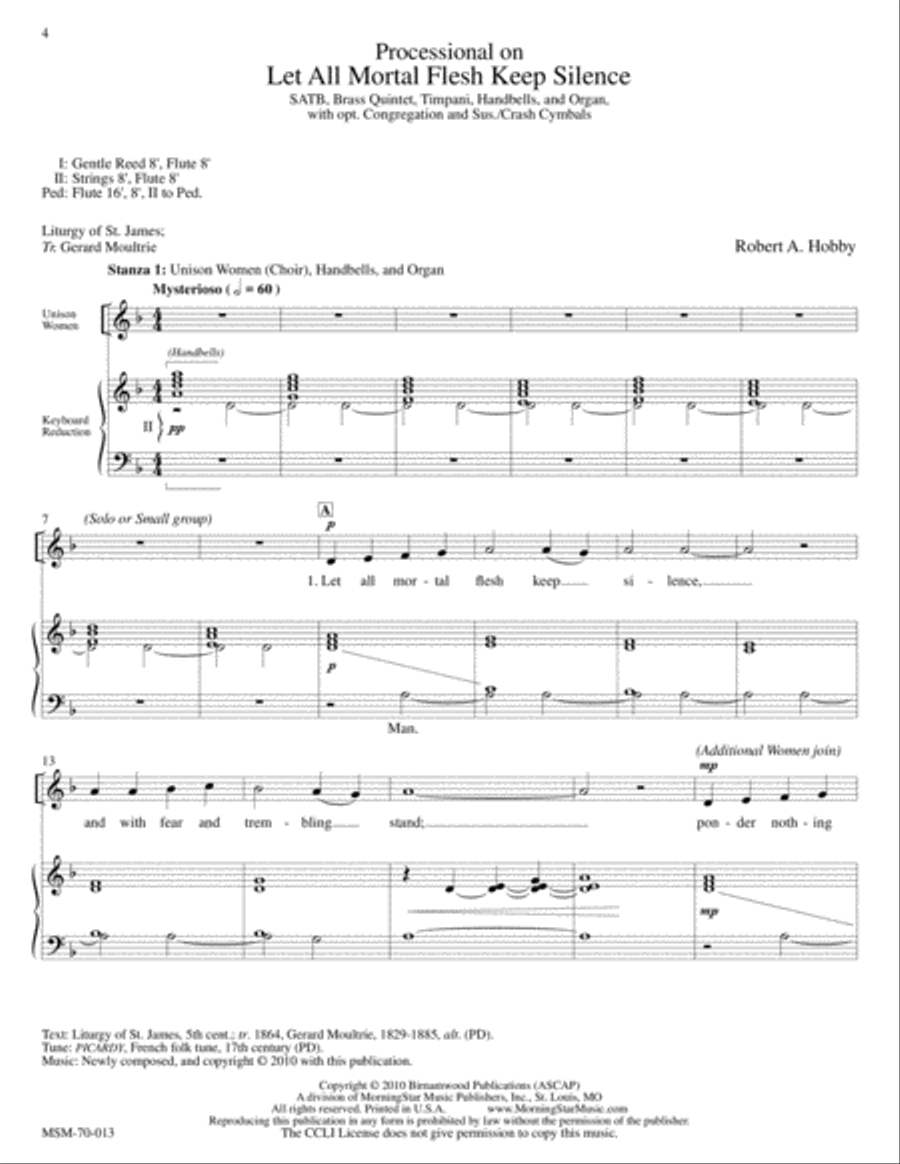 Holy Light: A Candlelight Service of Carols 4-Part scores gallery preview page 4