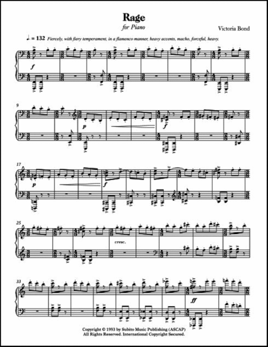 Rage Harpsichord scores gallery preview page 3