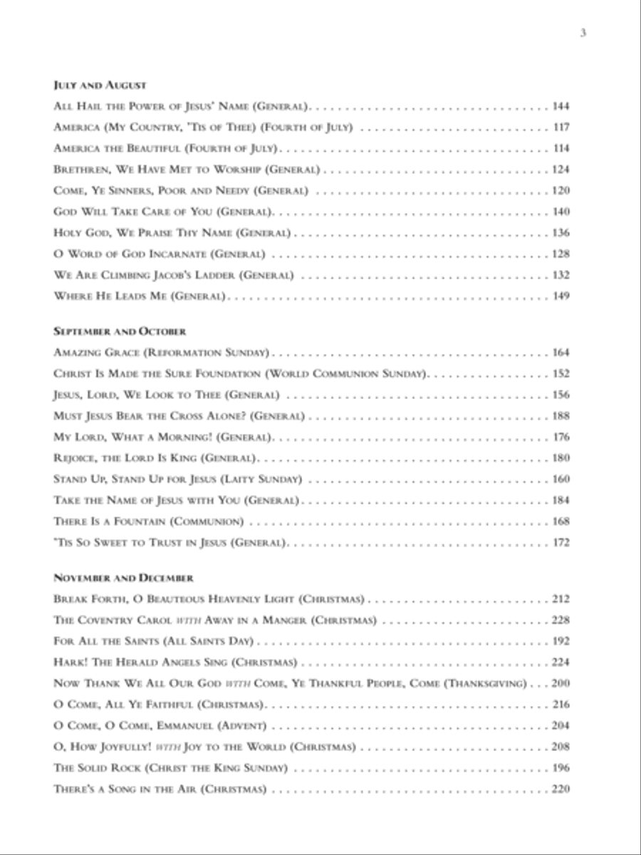 What Can I Play on Sunday?, Complete Collection Piano Solo scores gallery preview page 3