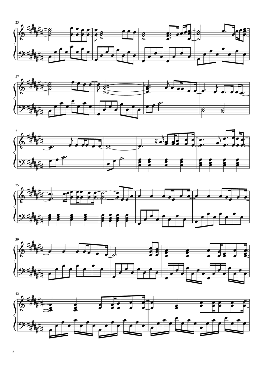God Of Revival God Of Revival Piano Solo scores gallery preview page 2