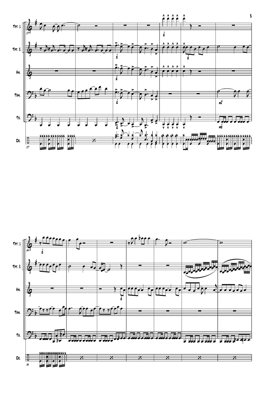 Y.M.C.A. Brass Quintet scores gallery preview page 5