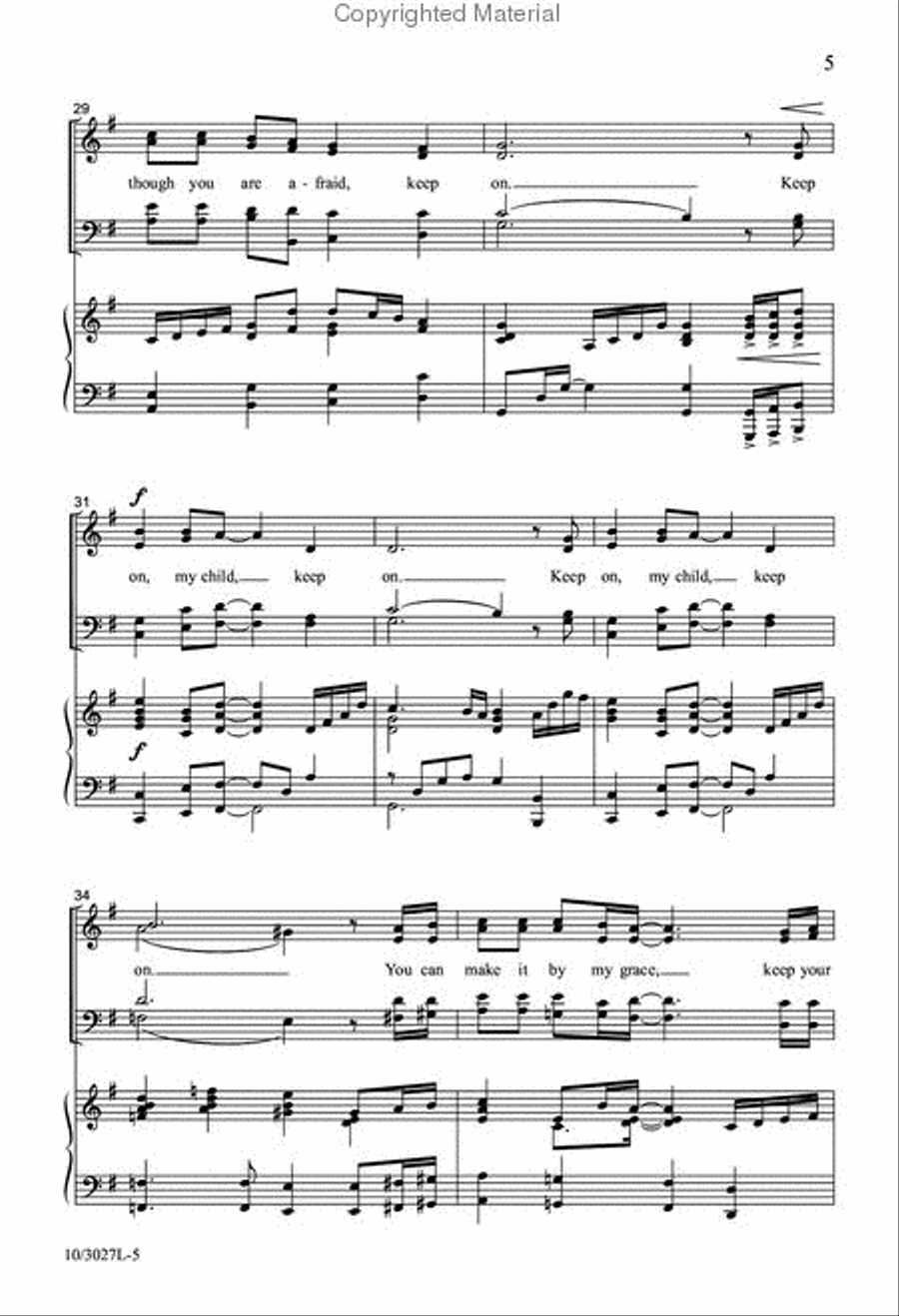 Keep On 4-Part scores gallery preview page 6