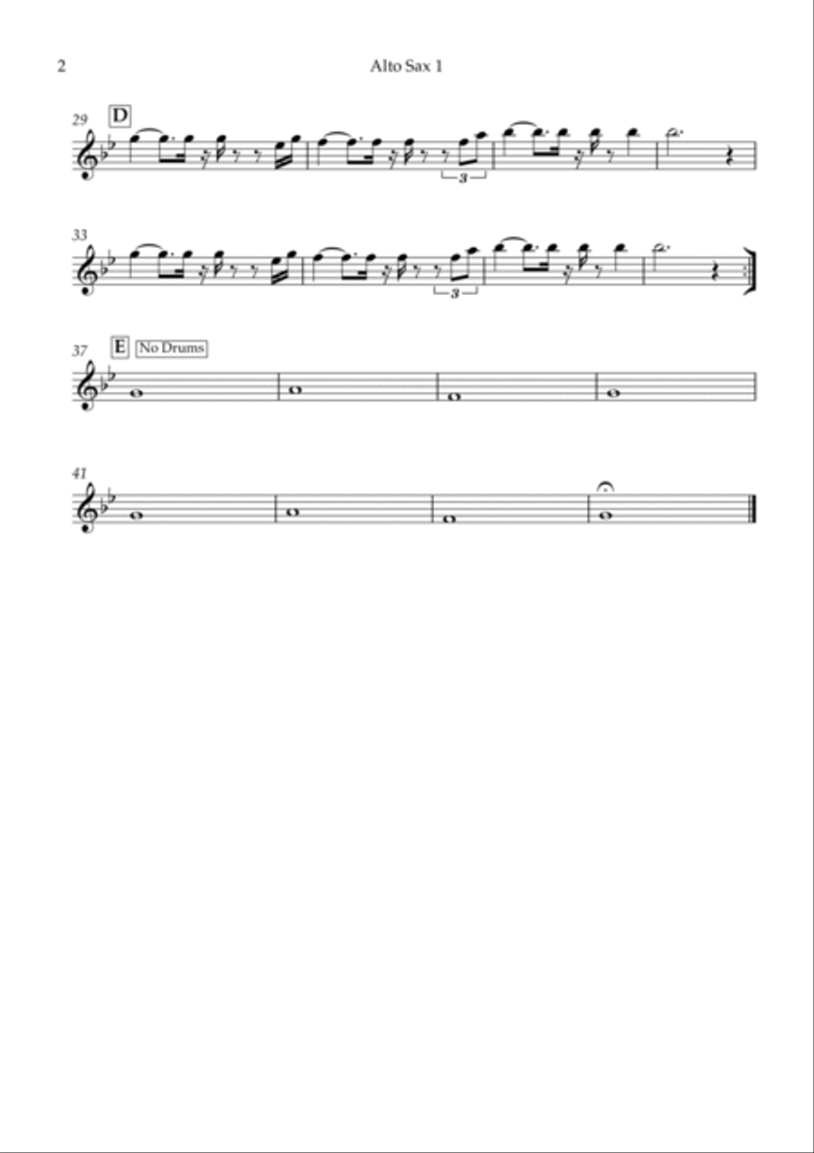 Chandelier Jazz Ensemble scores gallery preview page 6