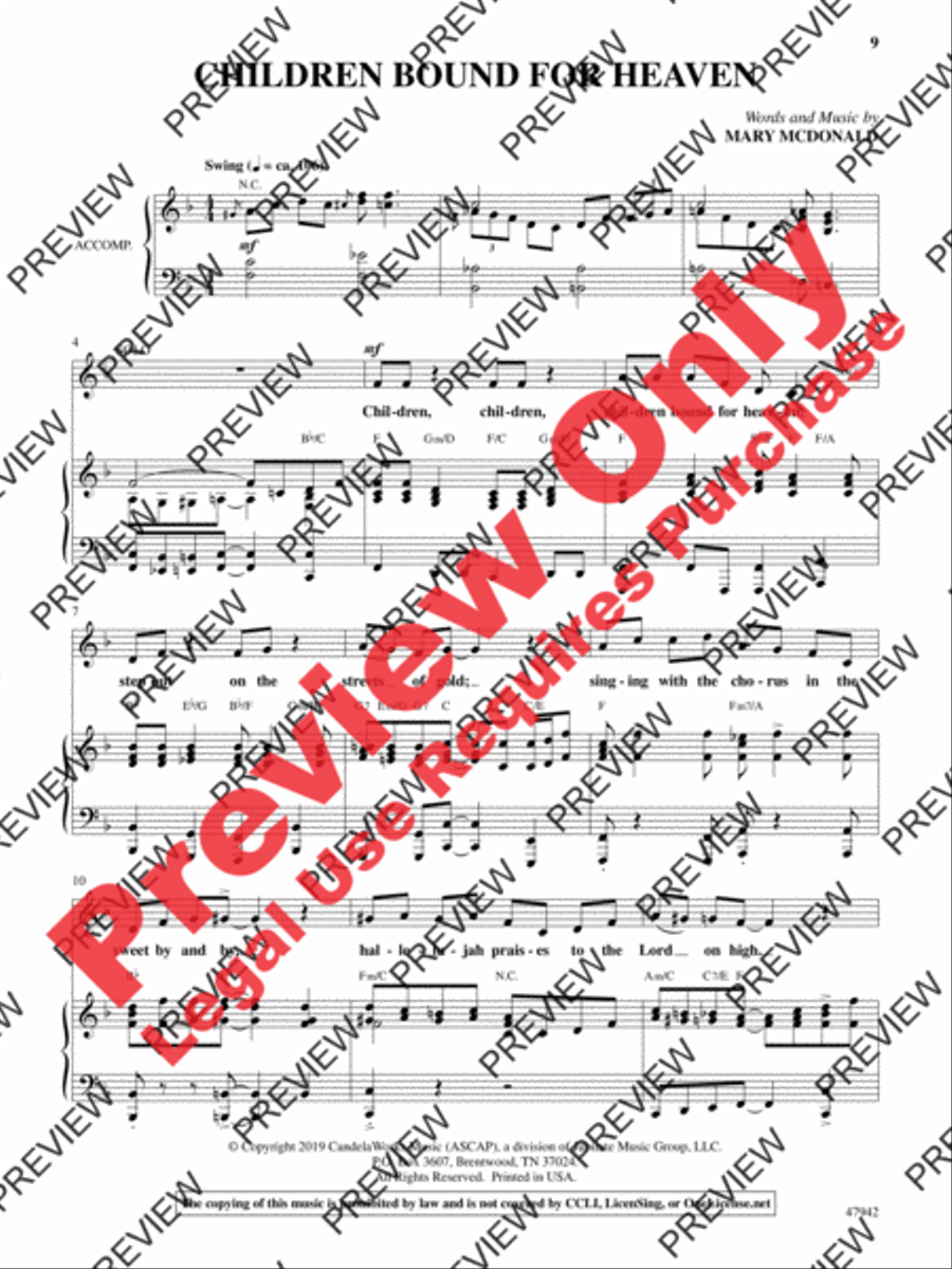 This Is the Time to Sing 4-Part scores gallery preview page 9