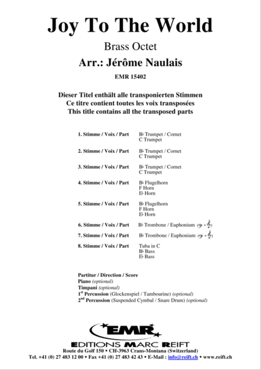 Joy To The World Joy To The World Chamber Music scores gallery preview page 2