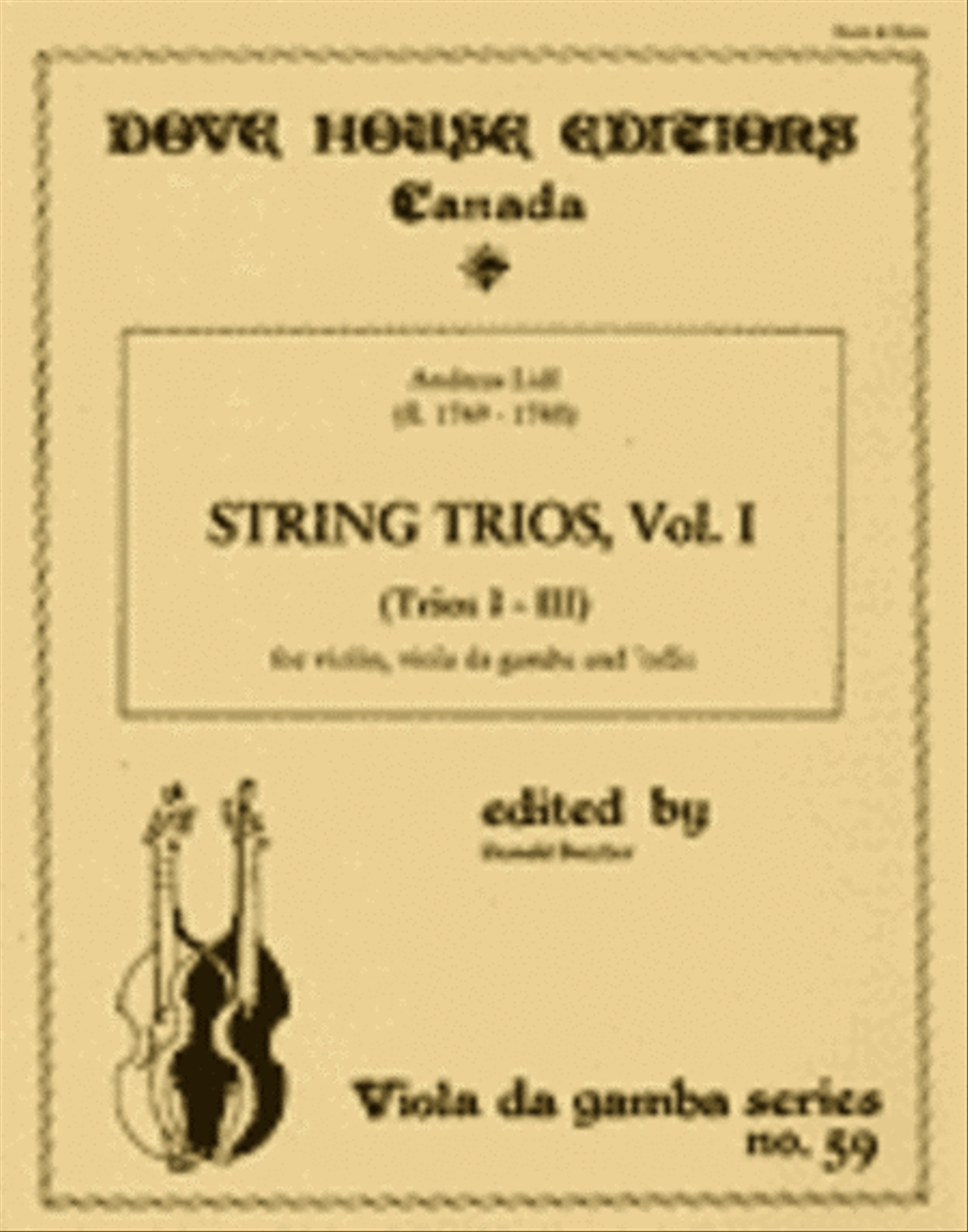 String Trios, Vol. I String Trio scores gallery preview page 1