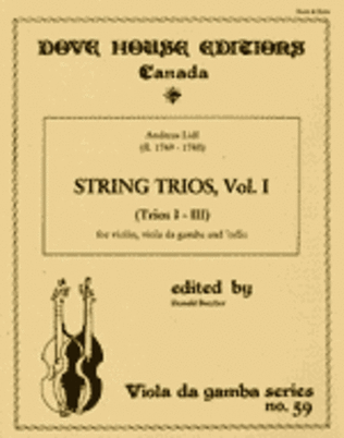 Book cover for String Trios, Vol. I