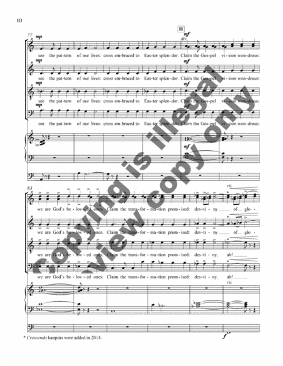 Dazzling as the Sun Dazzling as the Sun 4-Part scores gallery preview page 10