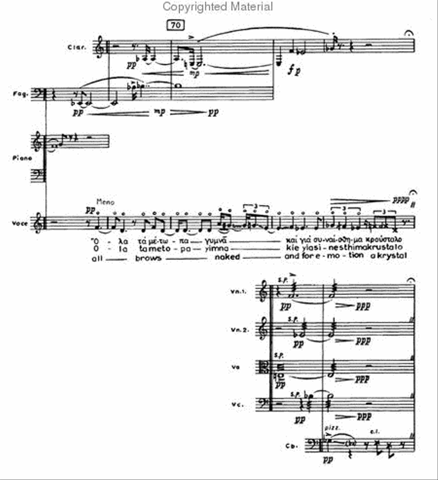 Klima tis apussias - Stimmung der Abwesenheit Medium Voice scores gallery preview page 2