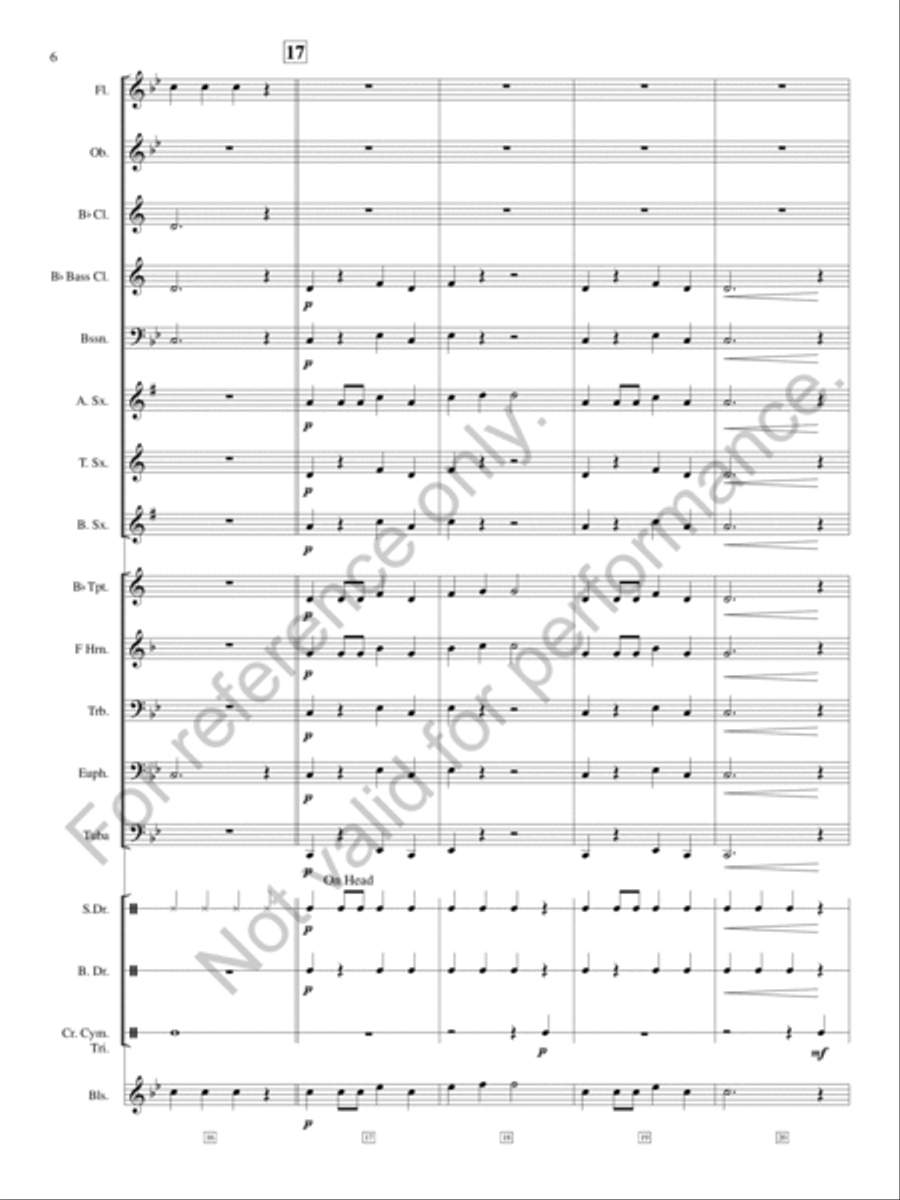 Shadowdance Concert Band scores gallery preview page 7