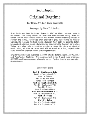Original Ragtime (Tubas)