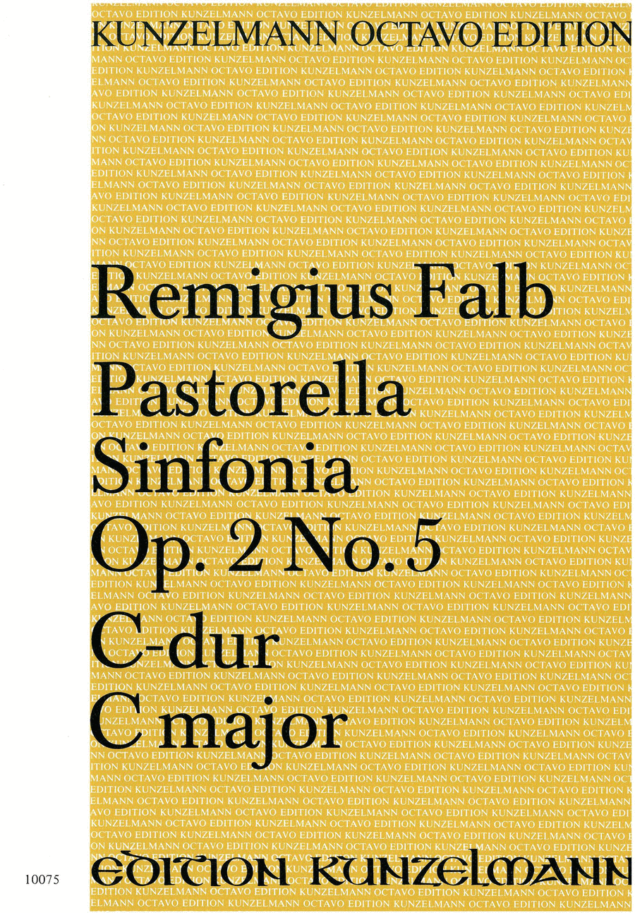 Pastorella sinfonia String Orchestra scores gallery preview page 1