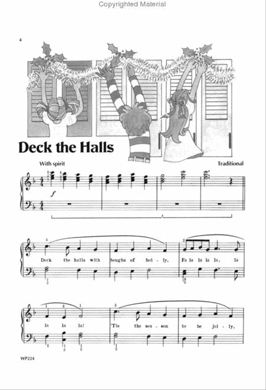 Popular Christmas Songs, Level 4 Piano Method scores gallery preview page 2
