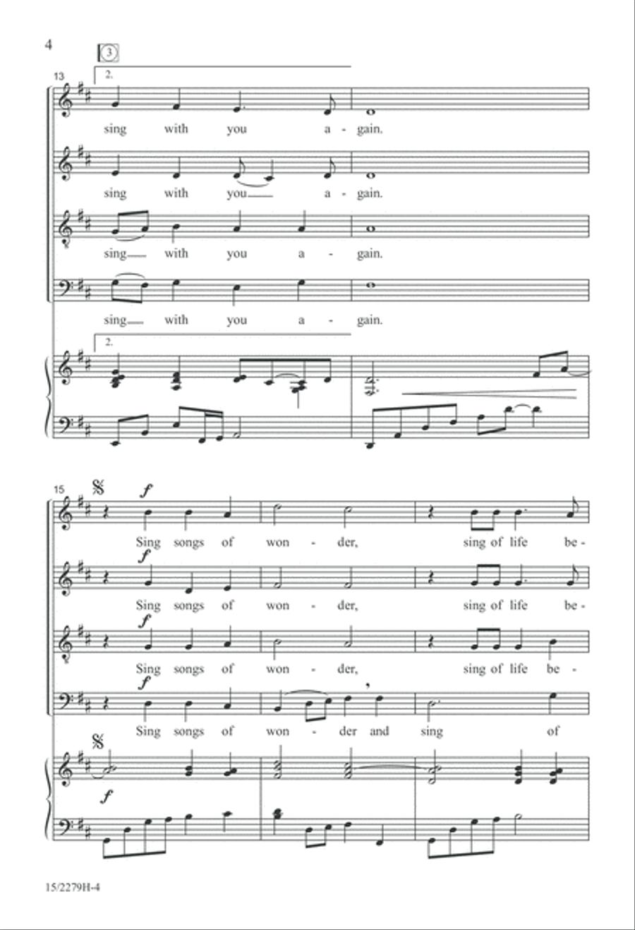Come in from the Firefly Darkness 4-Part scores gallery preview page 4