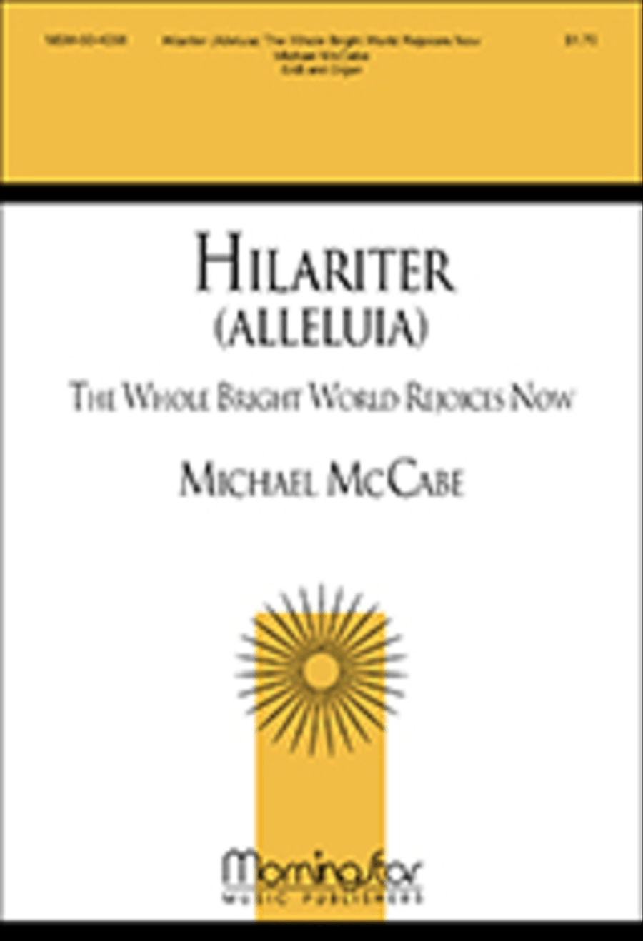 Hilariter (Alleluia): The Whole Bright World Rejoices Now 3-Part scores gallery preview page 1