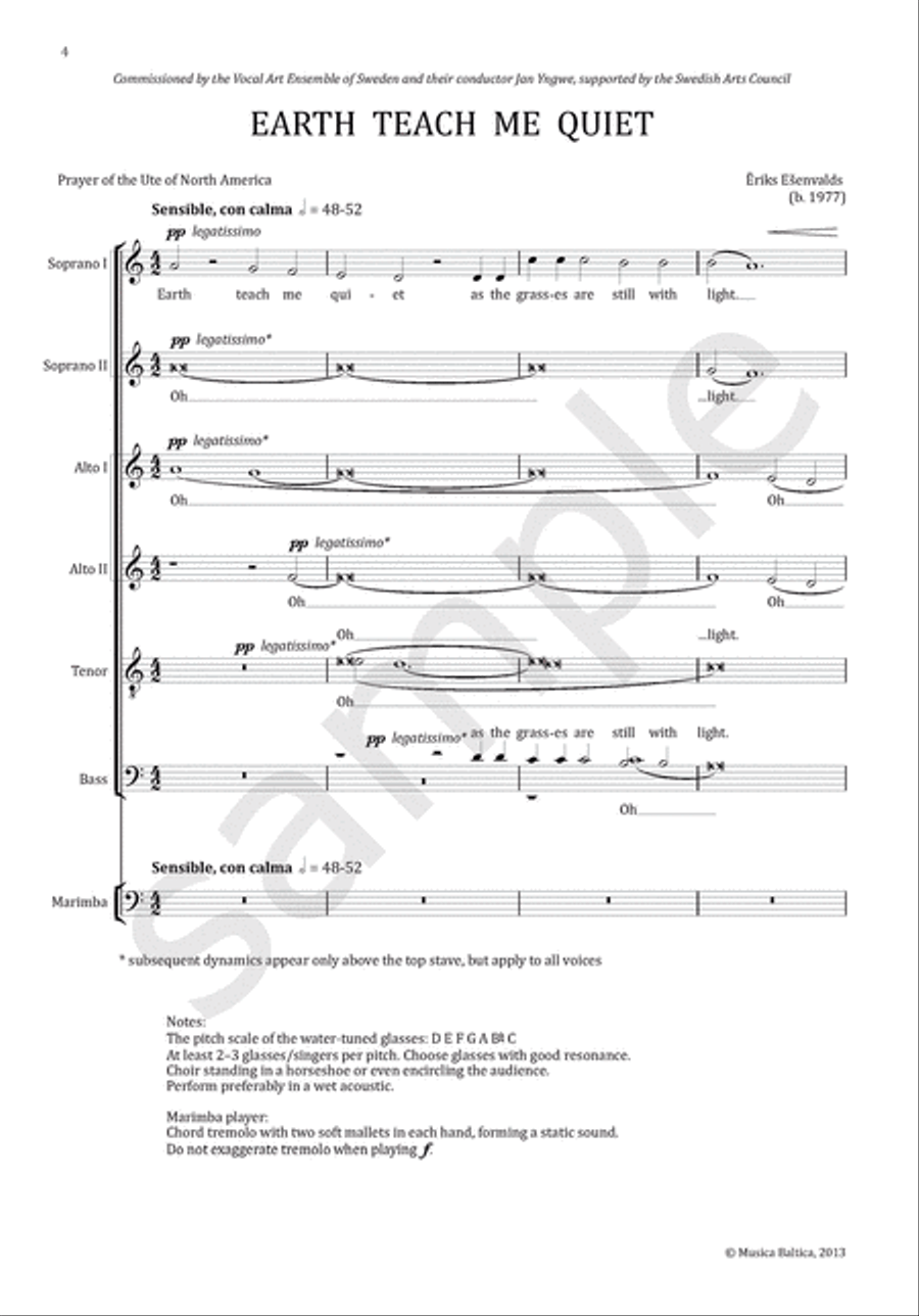 Choral Anthology 5 for Mixed Choir (SATB) 4-Part scores gallery preview page 4