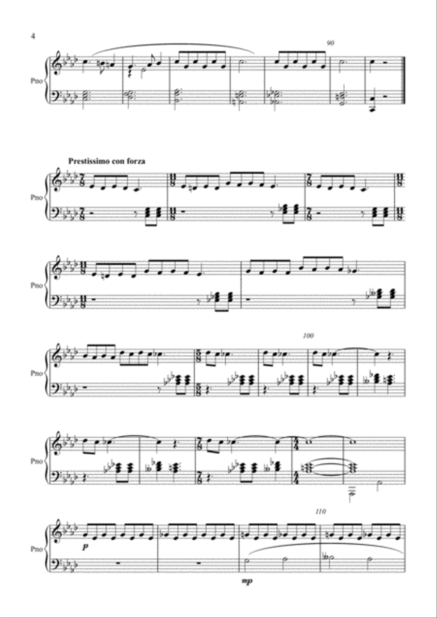 Phrygian Variations Piano Solo scores gallery preview page 5