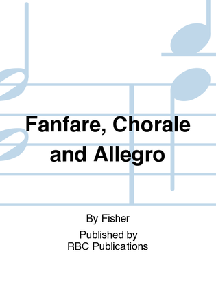 Book cover for Fanfare, Chorale and Allegro