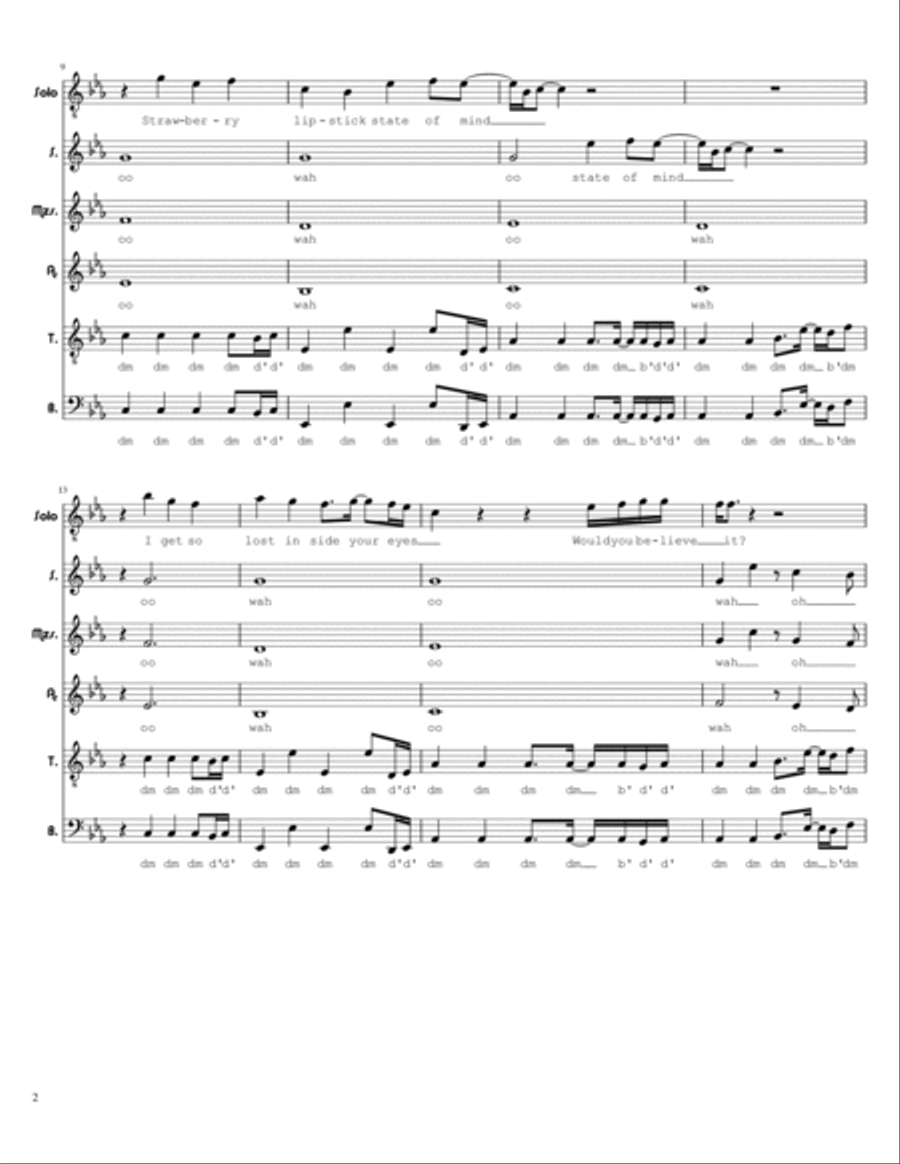 Adore You Divisi scores gallery preview page 2