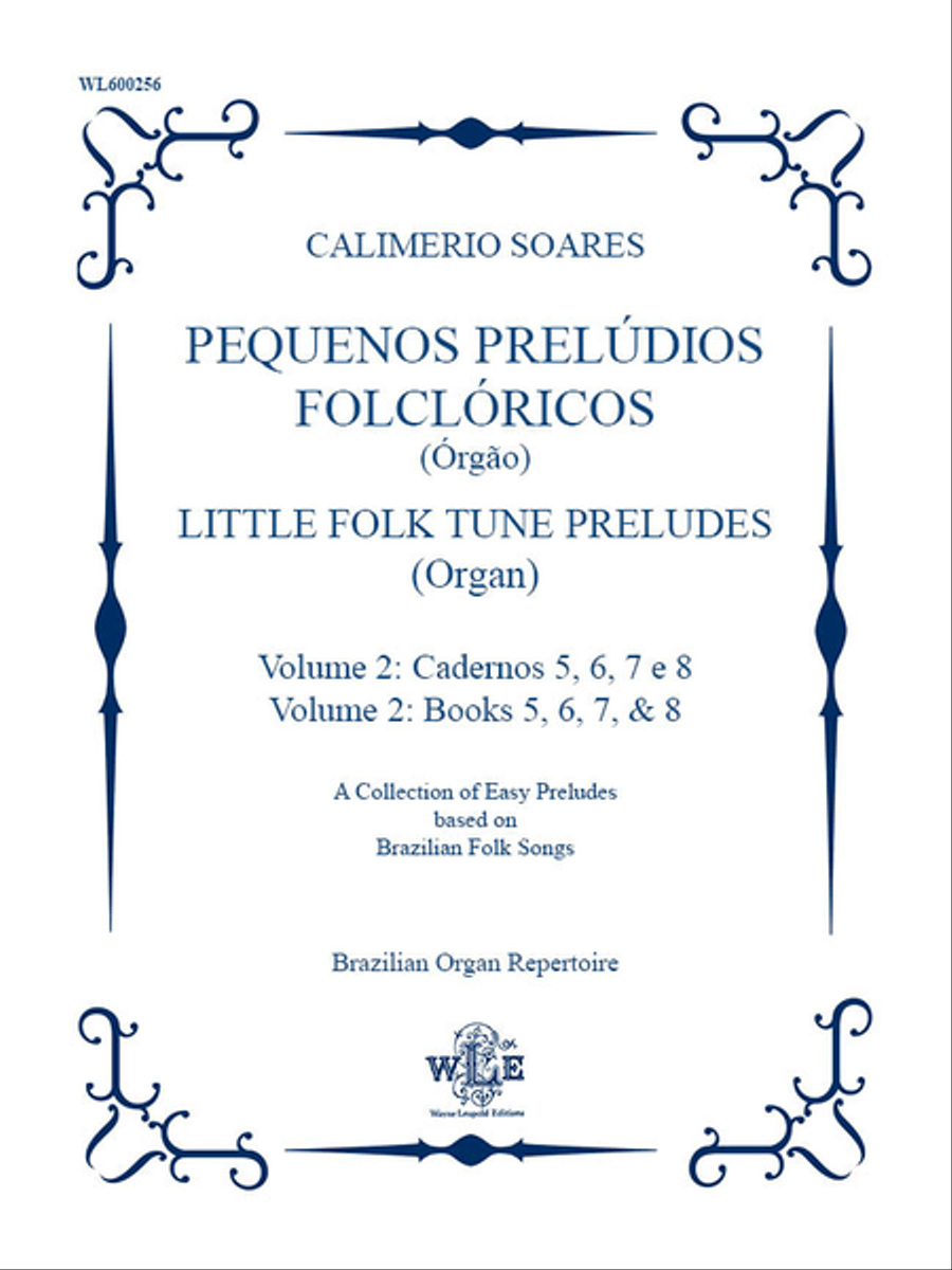 Pequenos Preludios Folcloricos, Volume 1: Cadernos 5, 6, 7, e 8 Organ scores gallery preview page 1