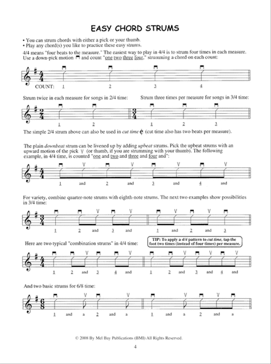 101 Three-Chord Country & Bluegrass Songs Acoustic Guitar scores gallery preview page 10