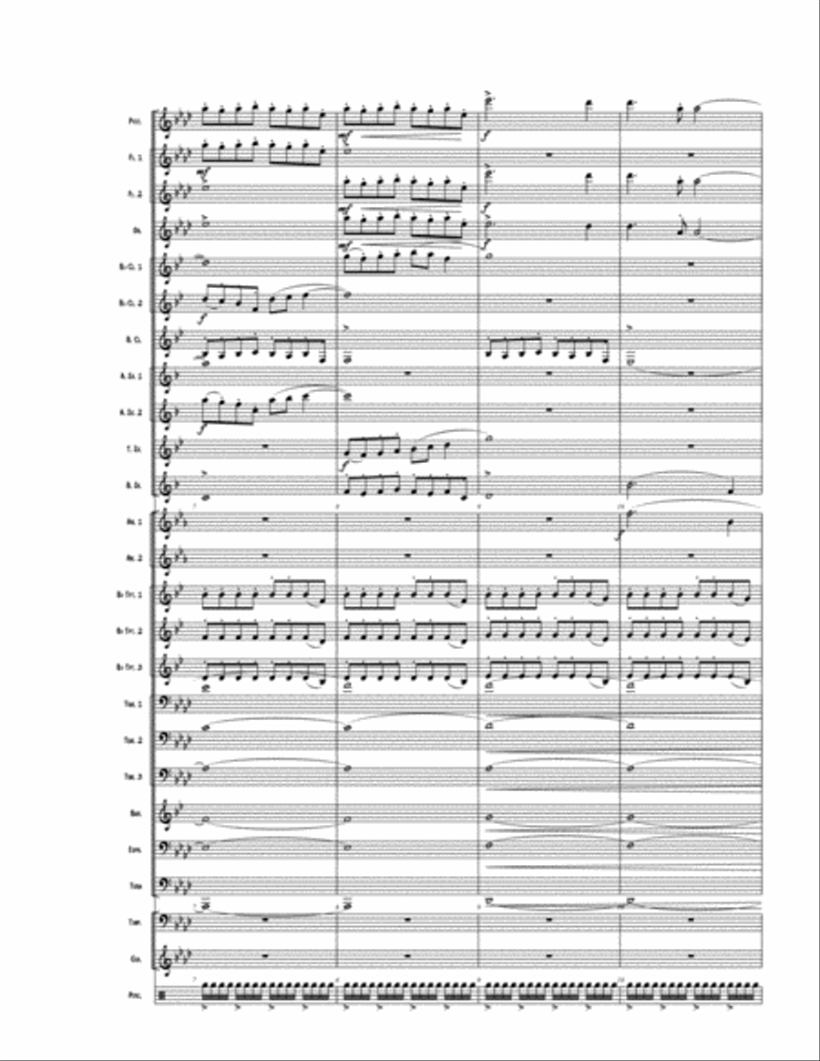 Spring Awakening Concert Band scores gallery preview page 2