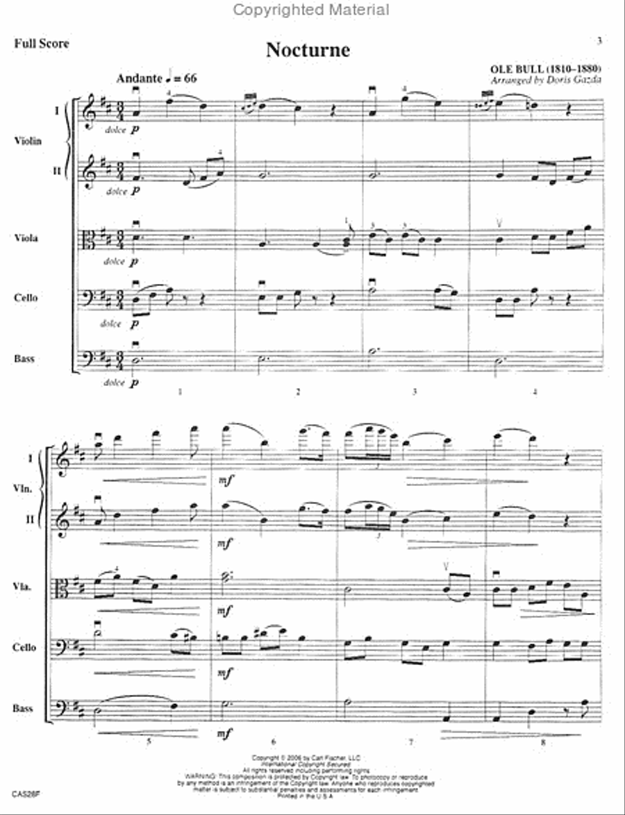 Nocturne String Orchestra scores gallery preview page 2