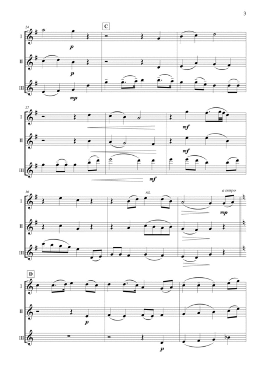 Loch Lomond (Flute Trio) Loch Lomond (Flute Trio) Flute Trio scores gallery preview page 3