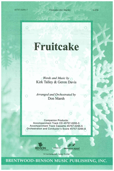 Fruitcake (Orchestra Parts and Conductor's Score)