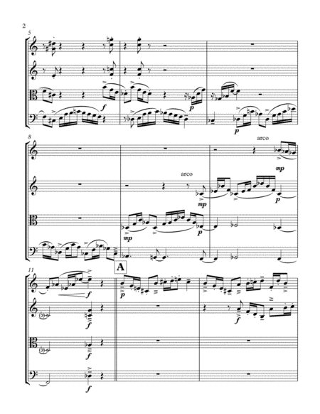 String Quartet, Score and Parts image number null