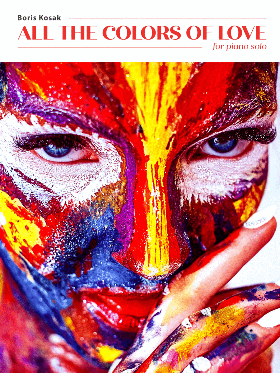Boris Kosak - ALL THE COLORS OF LOVE - full album score Piano Solo scores gallery preview page 1