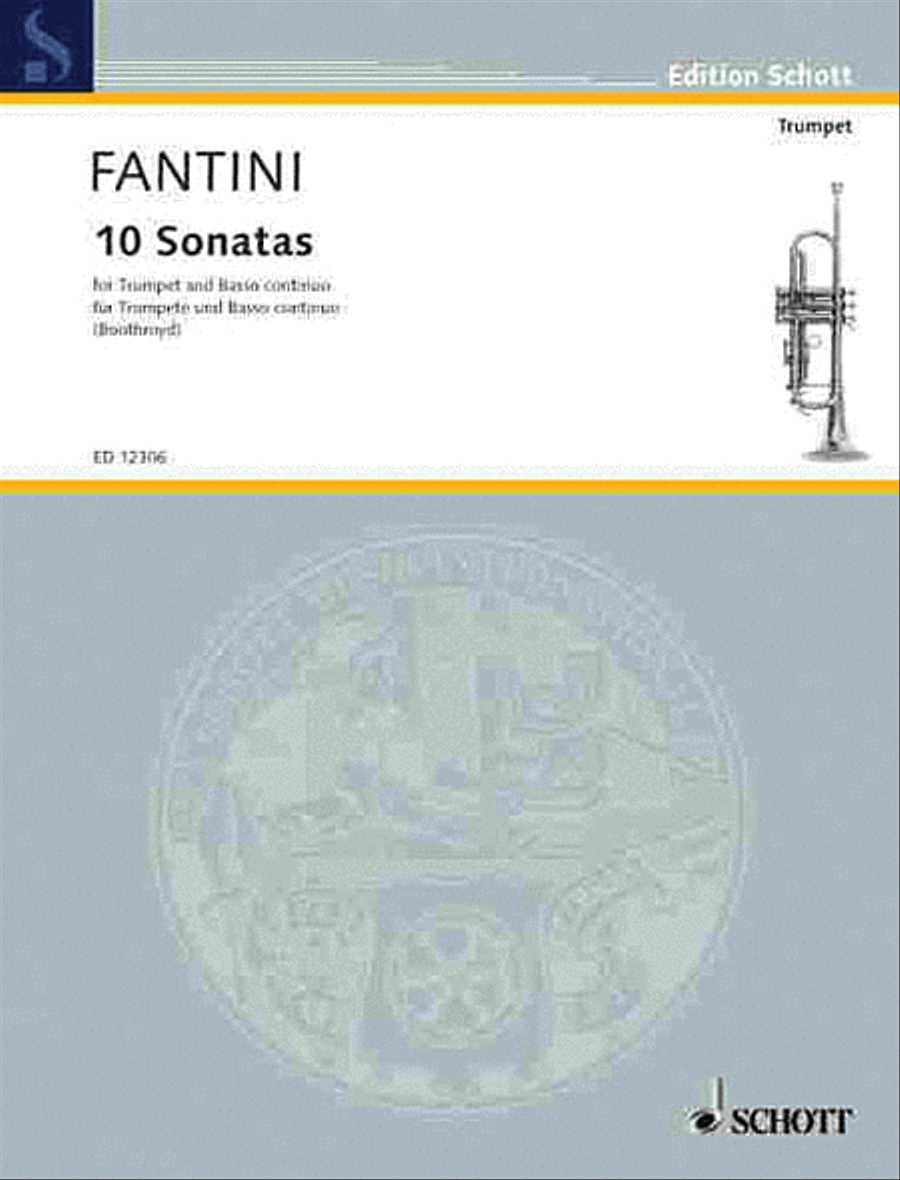 10 Sonatas 10 Sonatas Trumpet Solo scores gallery preview page 1