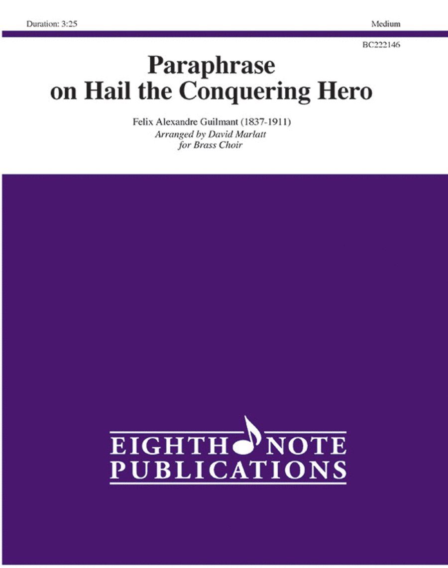 Paraphrase on Hail the Conquering Hero Small Ensemble scores gallery preview page 1