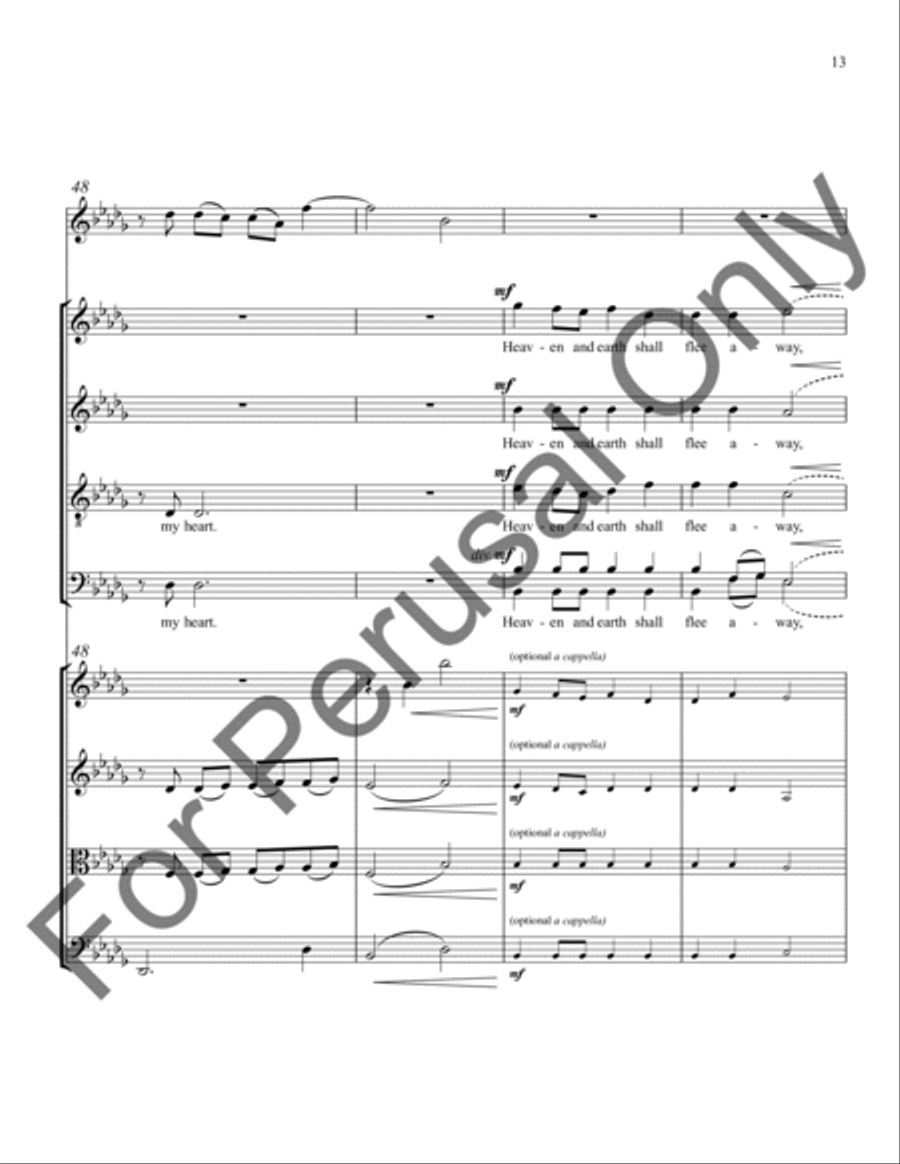 In the Bleak Midwinter (String Ensemble Score/Parts) Choir scores gallery preview page 14