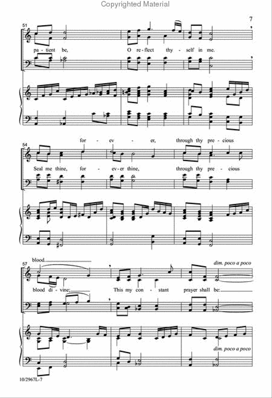 Thyself in Me 4-Part scores gallery preview page 7