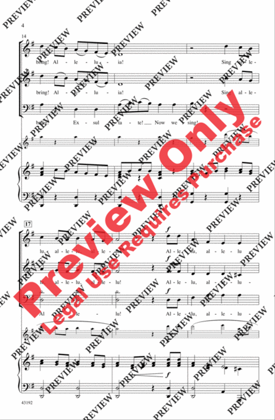 Jubilate! Joy We Bring! 3-Part scores gallery preview page 4