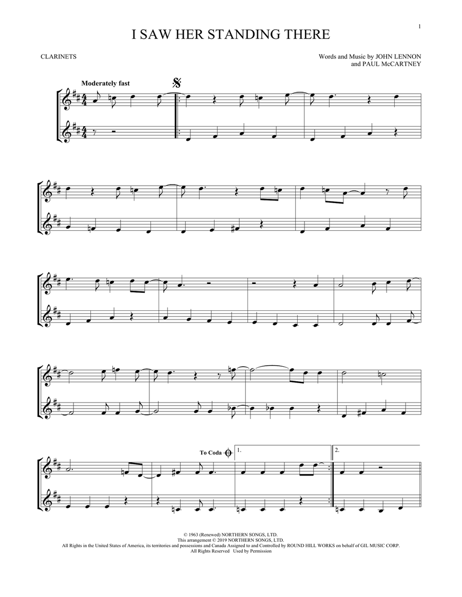 I Saw Her Standing There (arr. Mark Phillips)