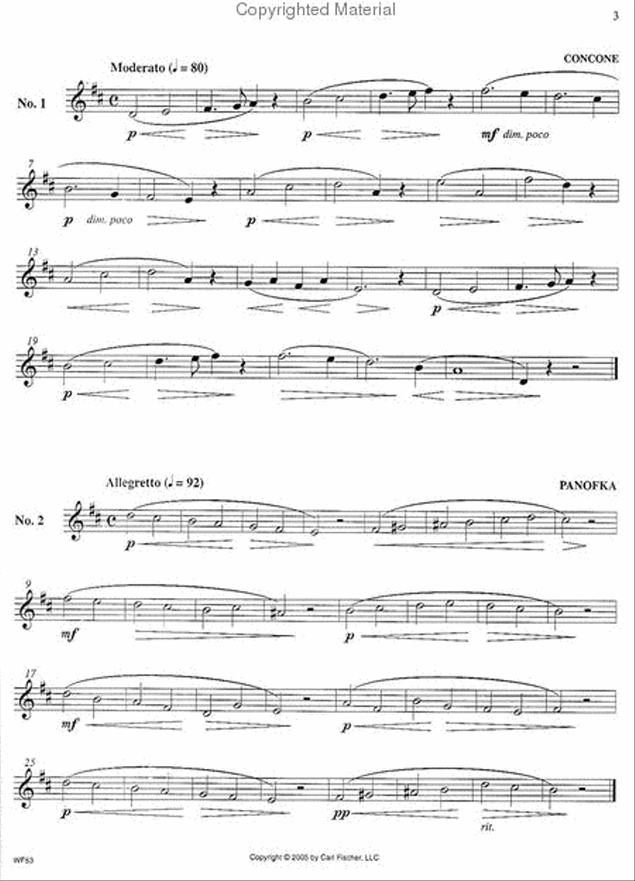 Studies In Lyricism for Clarinet In Bb B-Flat Clarinet scores gallery preview page 2