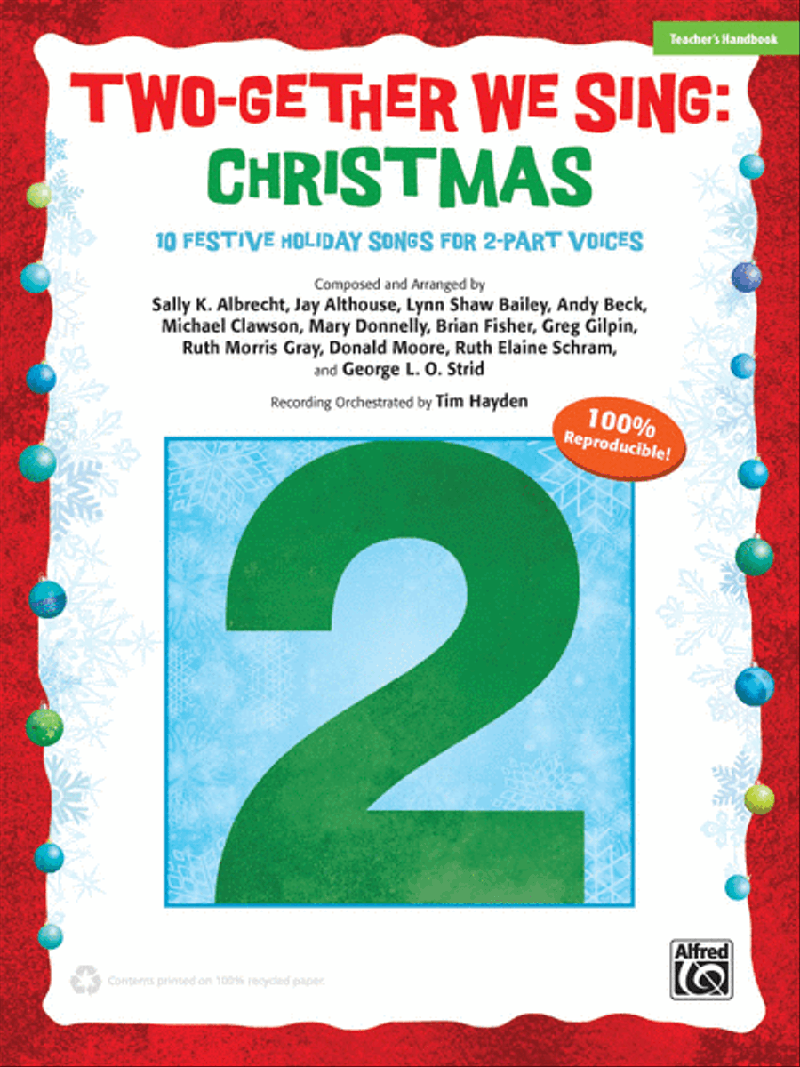 Two-Gether We Sing -- Christmas 2-Part scores gallery preview page 1