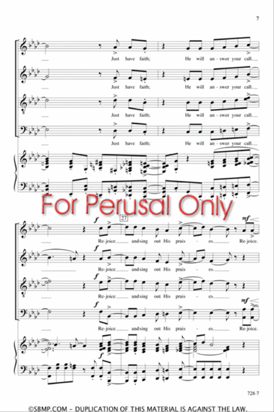 Rejoice! - SATB Octavo Rejoice! - SATB Octavo 4-Part scores gallery preview page 6