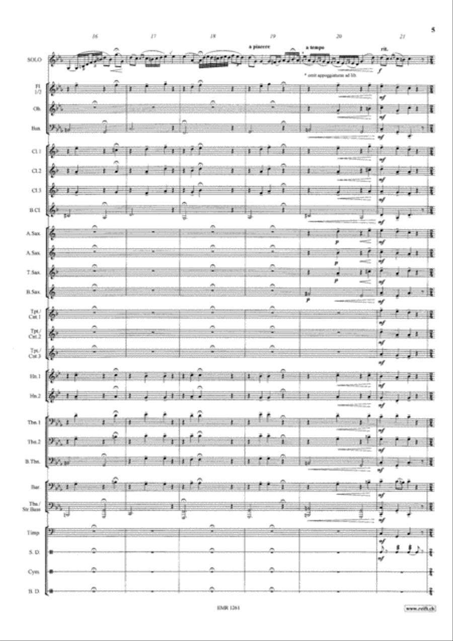 Csardas Concert Band scores gallery preview page 6