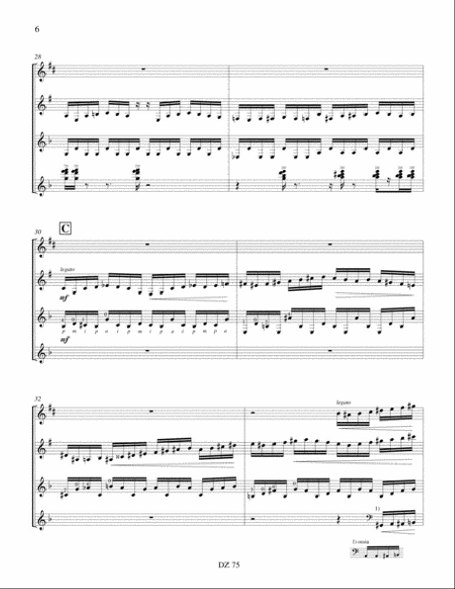 Les rues mal famées Clarinet scores gallery preview page 6